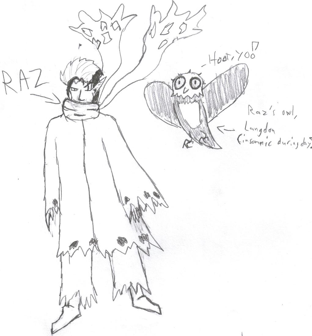 Me!Raz! and my owl by Raz