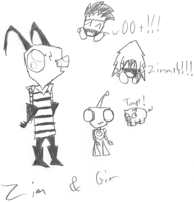 Zim & Gir & me & DS by Raz