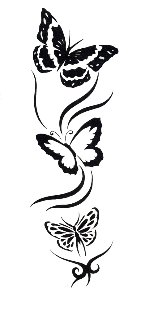 Butterflys tattoo by Razael