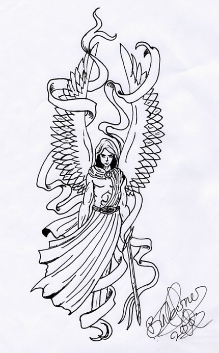Angel Tattoo. by Razael