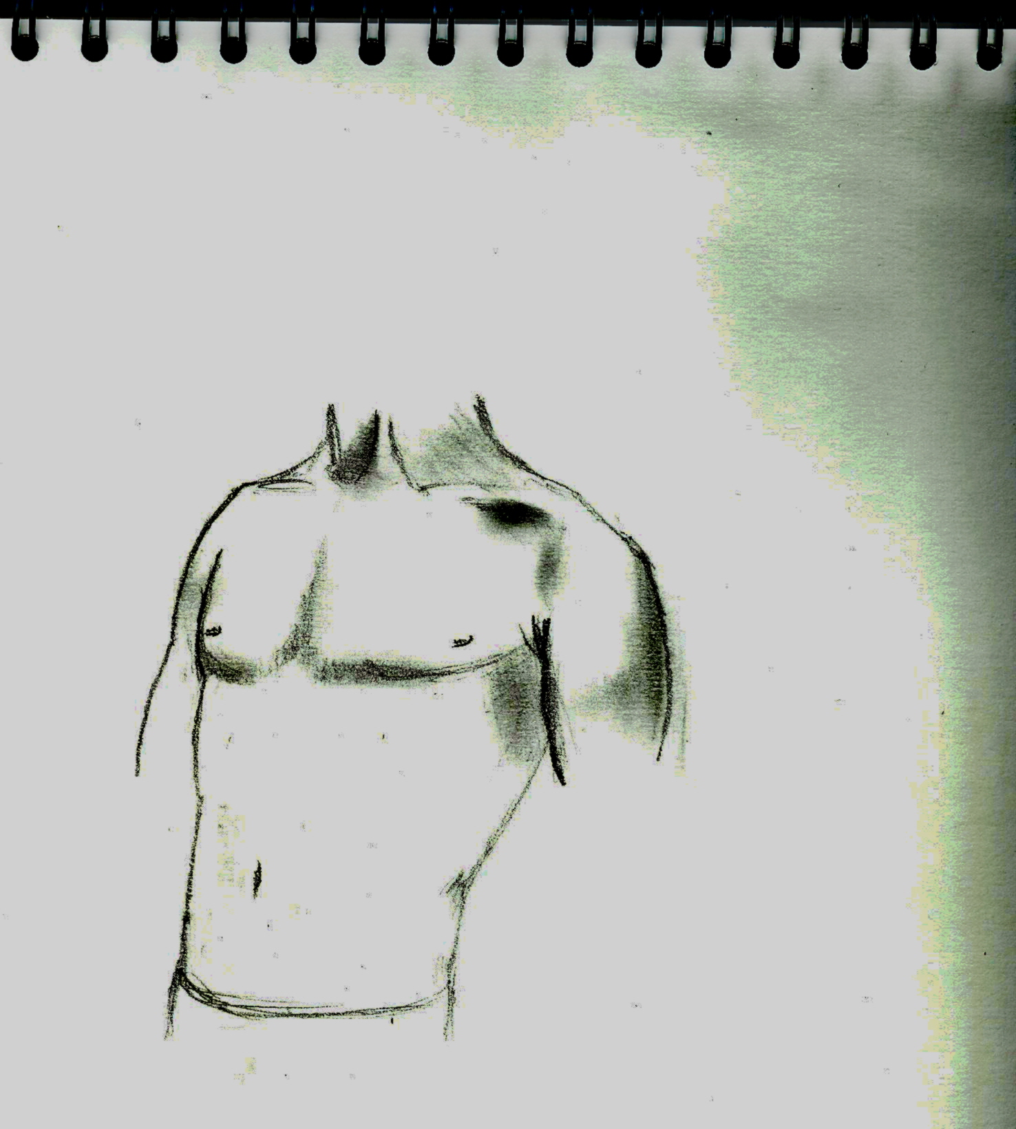 Male torso by Razeer