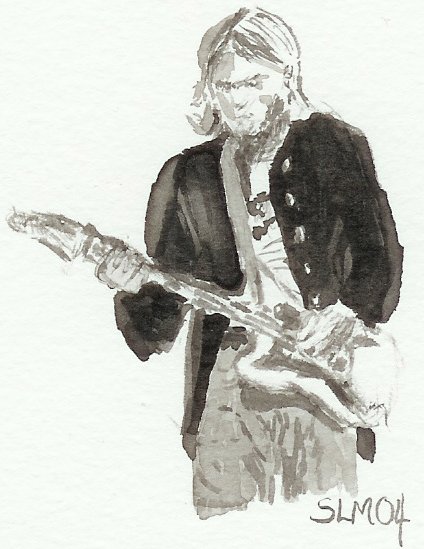 Cobain in ink by Rebus
