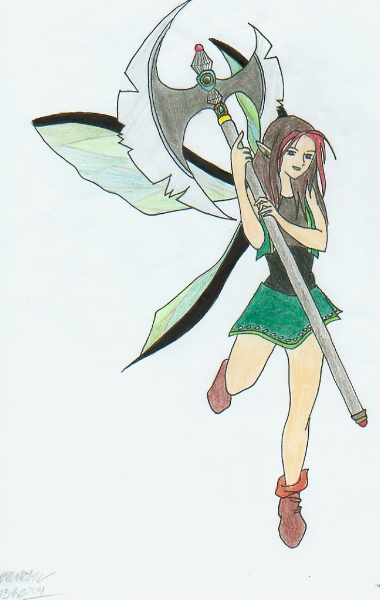 Battle Ax Faerie by RedALiCe