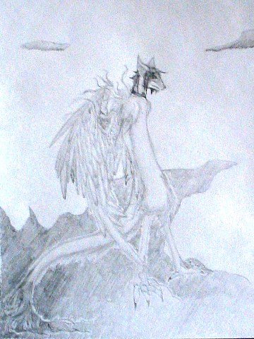 Michael the Dragon/Wolfish Arthro Thing by RedPaint