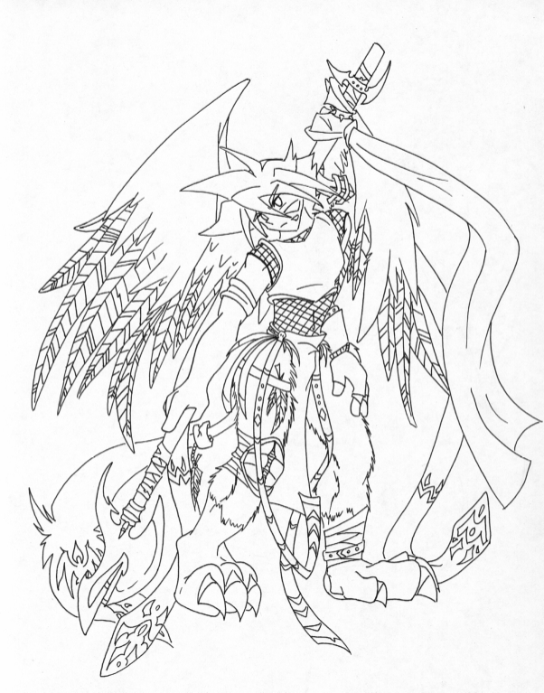 Kai -Phoenix Warrior- by Red_Phoenix