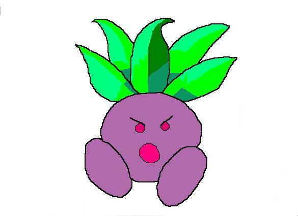 Angry Oddish by Redneck_Anime_Gurl
