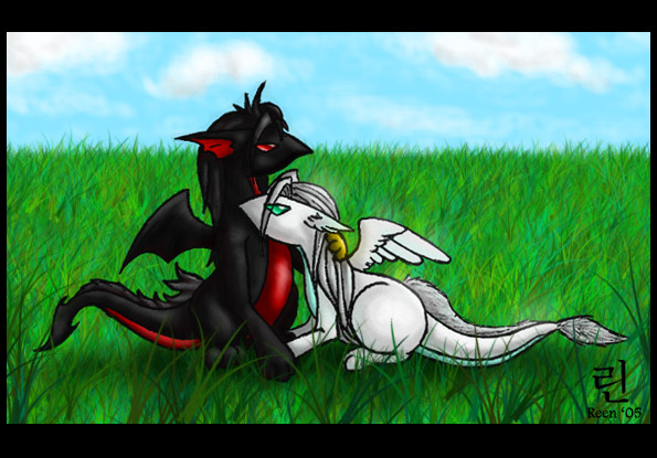 FF7: Vince and Seph Dragon Pups by Reen