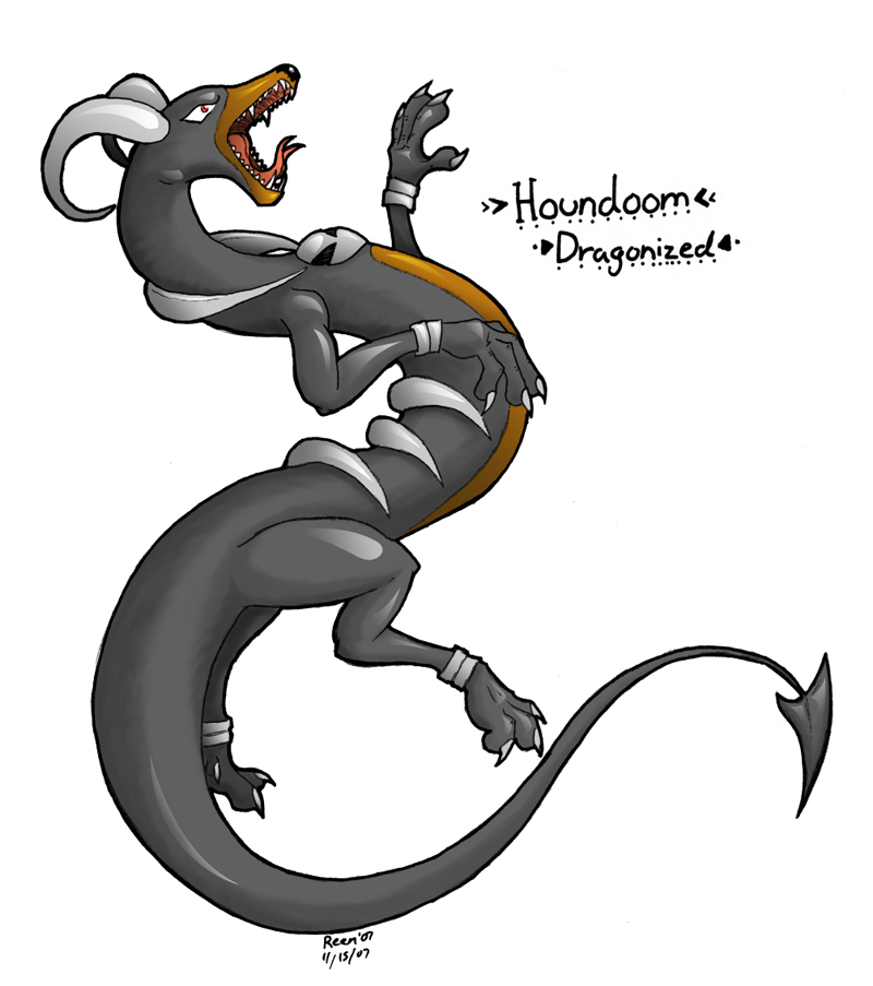 Houndoom Dragonized by Reen