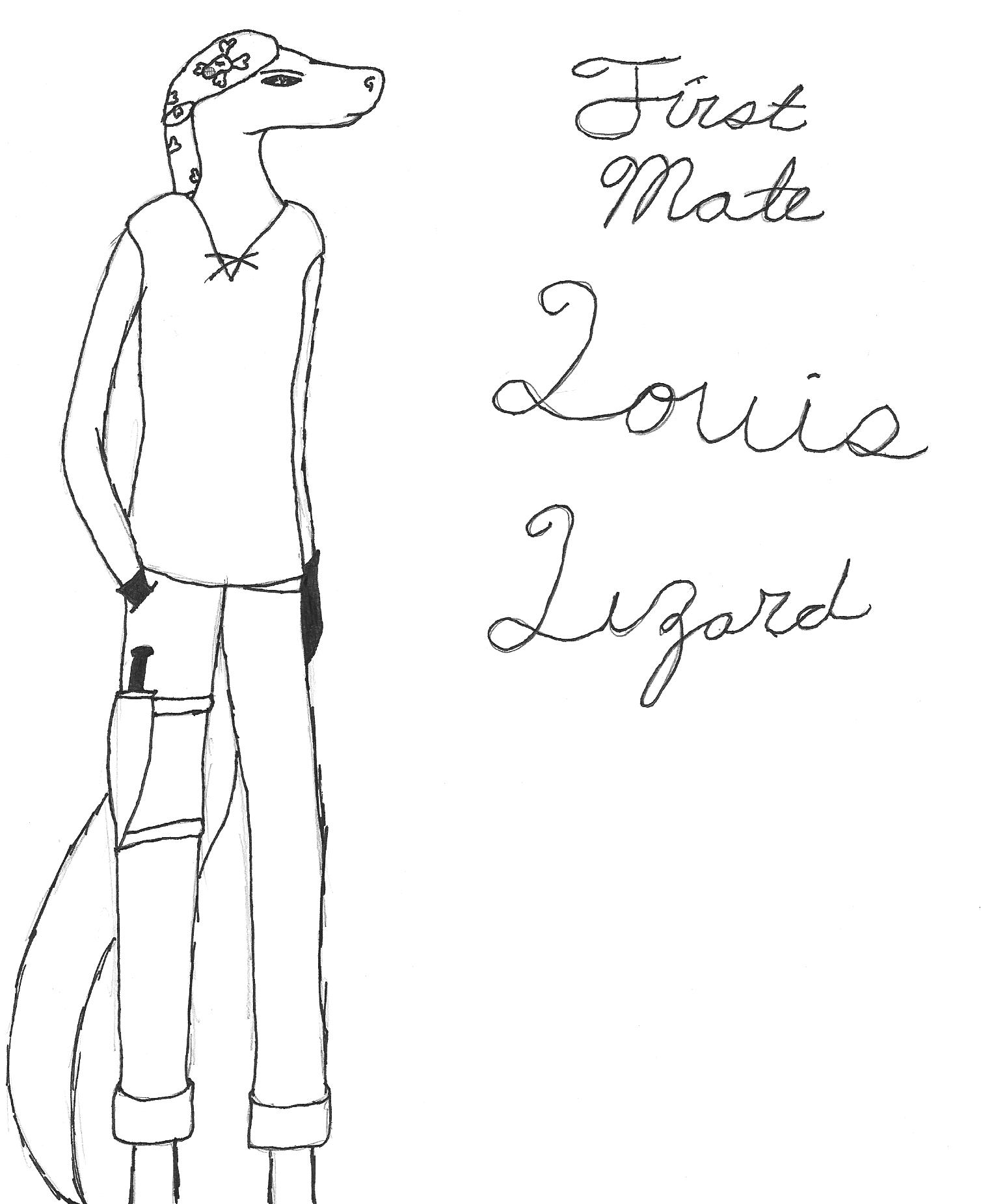 First Mate, Louis Lizard by Rei_Anul_Sama
