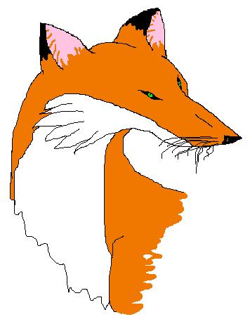 Fox Portrait - MS Paint by Rei_Anul_Sama