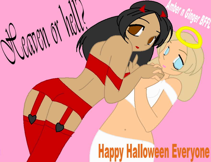 Halloween (Ginger and Amber) by Reina_Mysteria