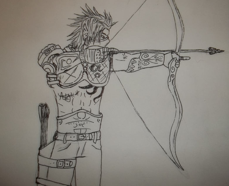 Elfish archer by Rekwire