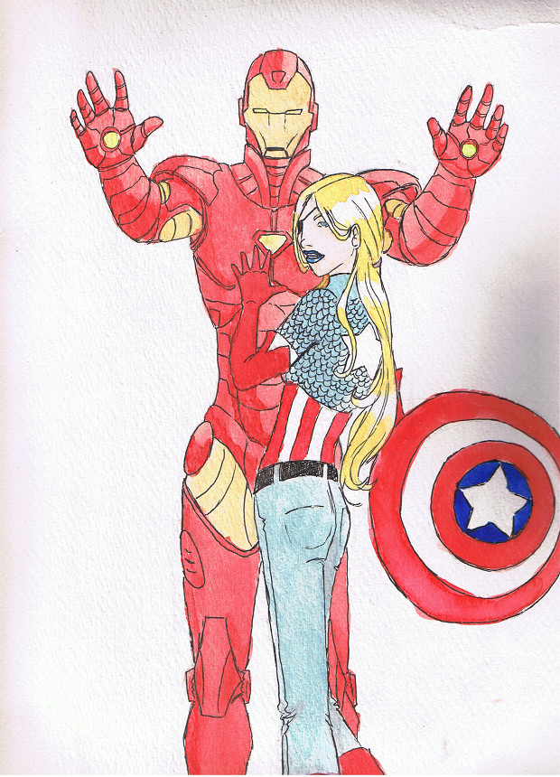 Ironman and his Maiden by RenValentine