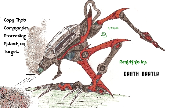 Death Beetle by Renishinio