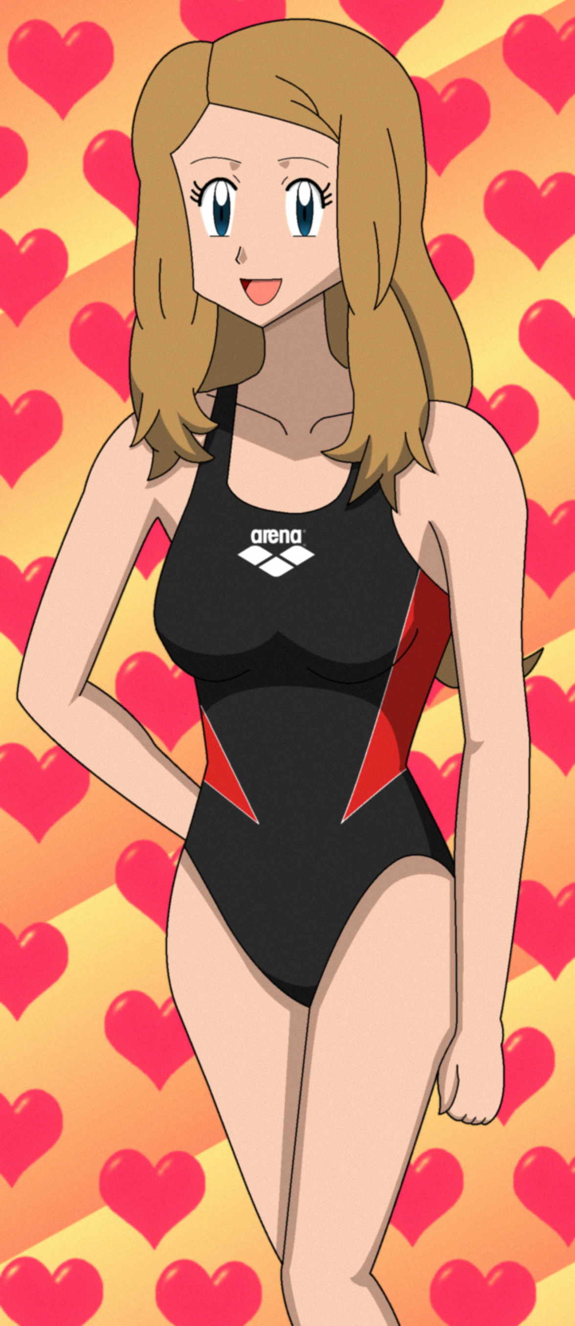 Serena in an Arena One Piece Swimsuit by RevolutionHellCowboy