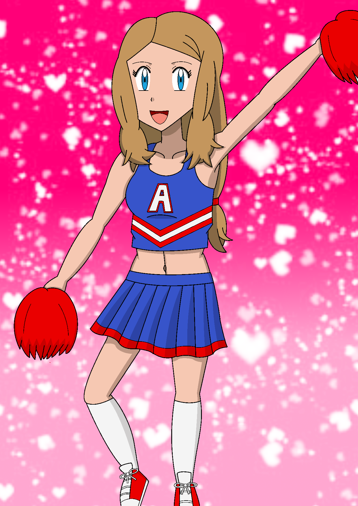 Cheerleader Serena by RevolutionHellCowboy