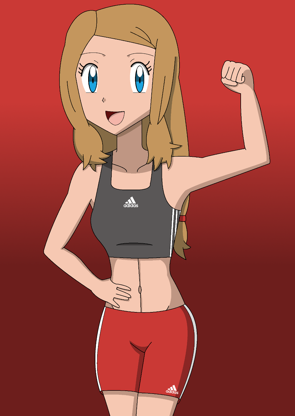 Athletic Serena by RevolutionHellCowboy