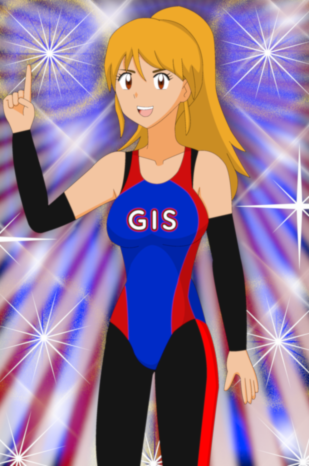 Giselle is ready to wrestle! by RevolutionHellCowboy