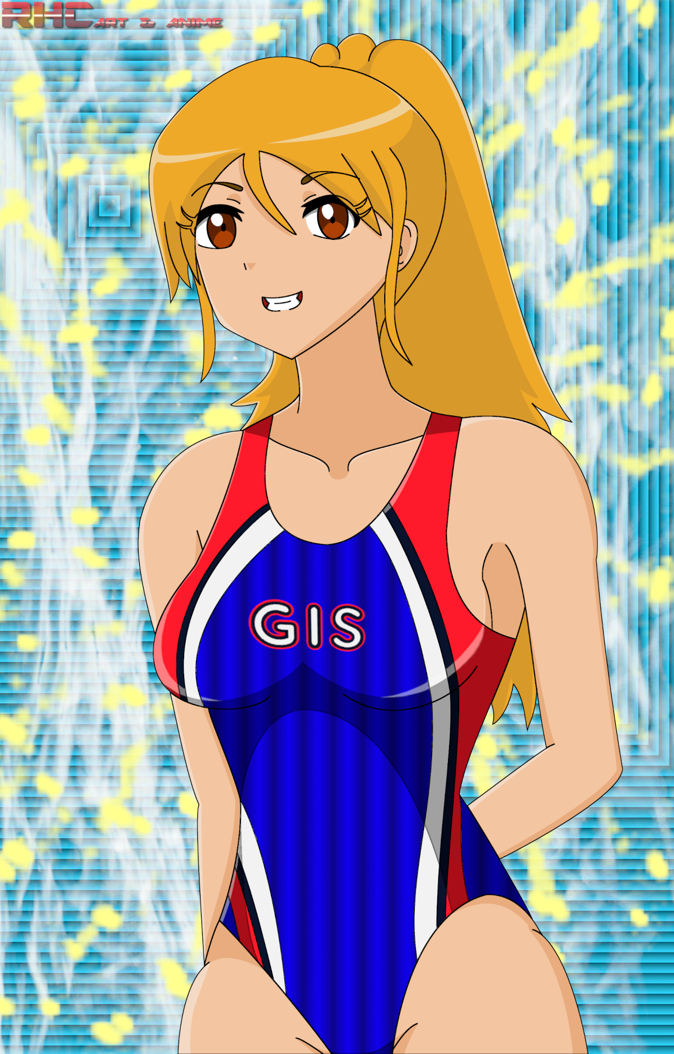 Giselle's new swimsuit by RevolutionHellCowboy
