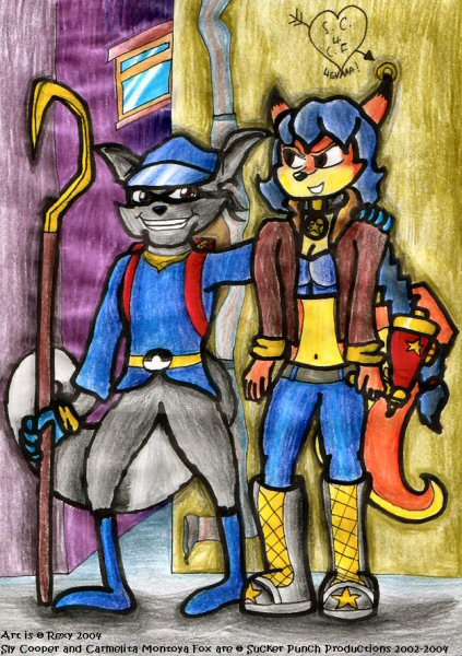 Sly and Carmelita ~ A Love Hate Relationship by Rexy