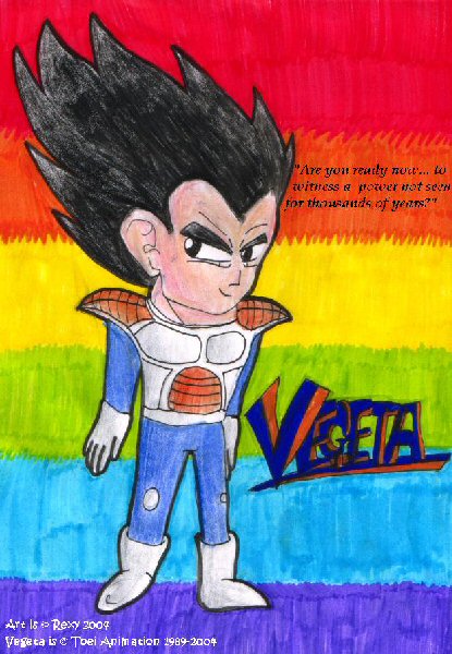 The Might of Vegeta by Rexy