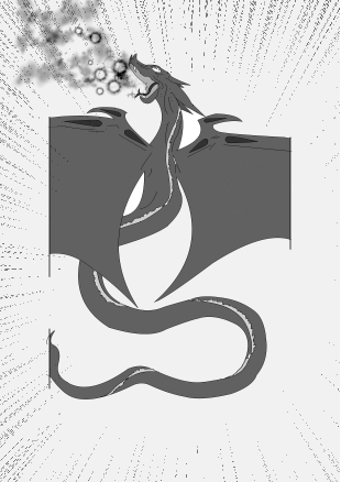 Dragon computer sketch by RhysKi1
