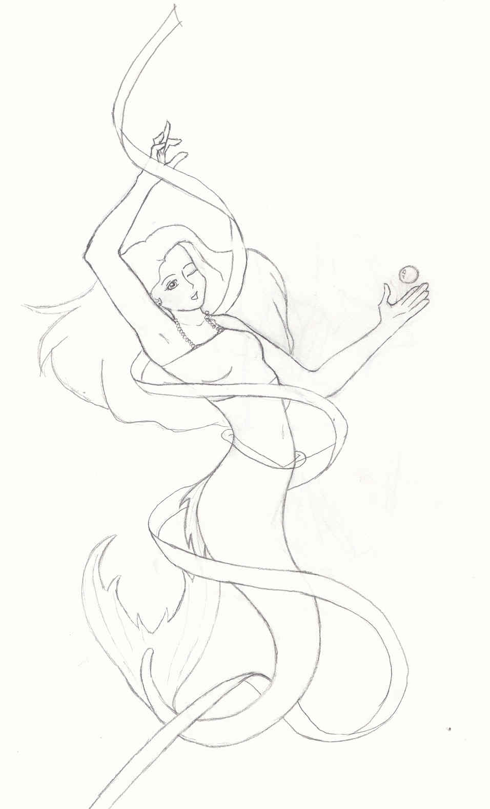 Dancing Mermaid by RiceBallsandGreenTea