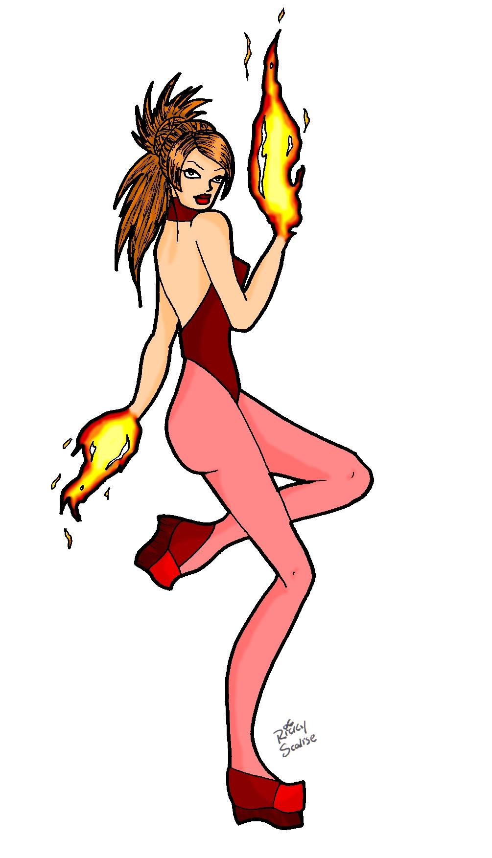 Fire Girl by RickytheRockstar