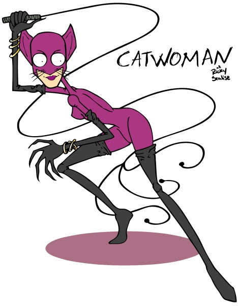 Catwoman---Tim Sale by RickytheRockstar