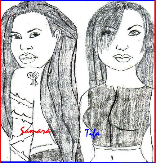 Samara and Tifa by Rikku_Leonheart
