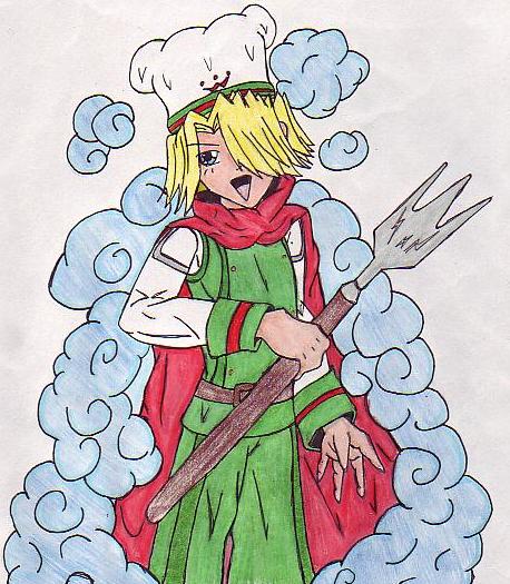 Wonder Chef--Just a lil magic...*hand colored* by Riku_the_Celtic_CEO