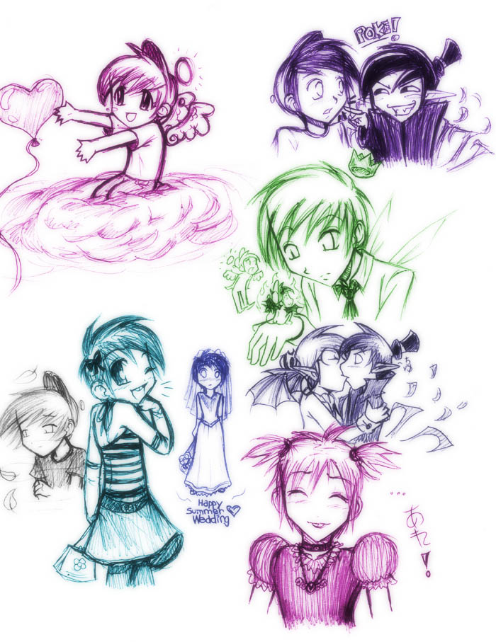 More Random doodles of d00m by Rikusgurl