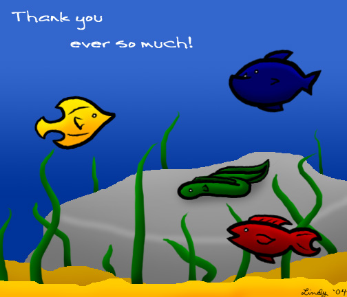 Fishy Thank-you by Rindi_chan