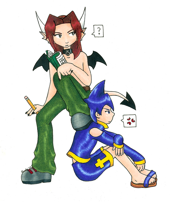Fury and Seska, Demonic Duo by Rindi_chan