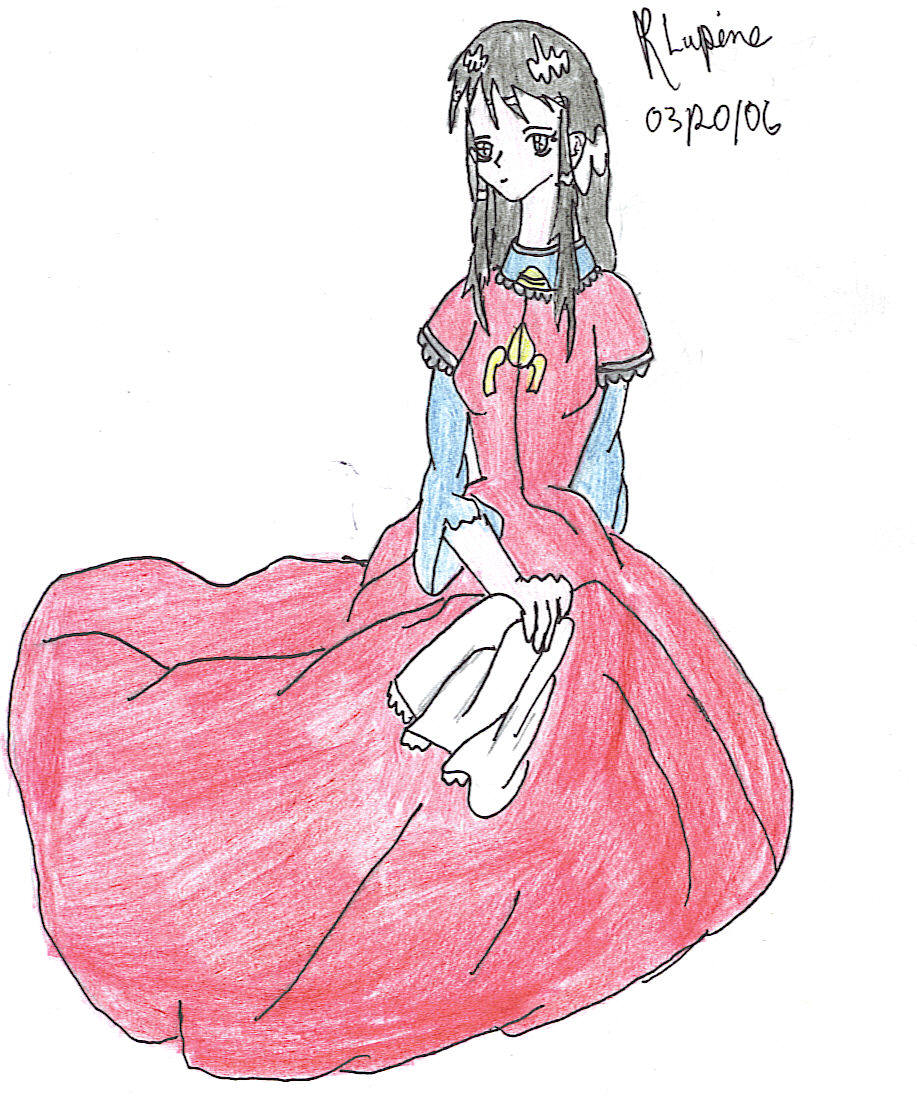 Thalia in a Red Dress by RingLupine