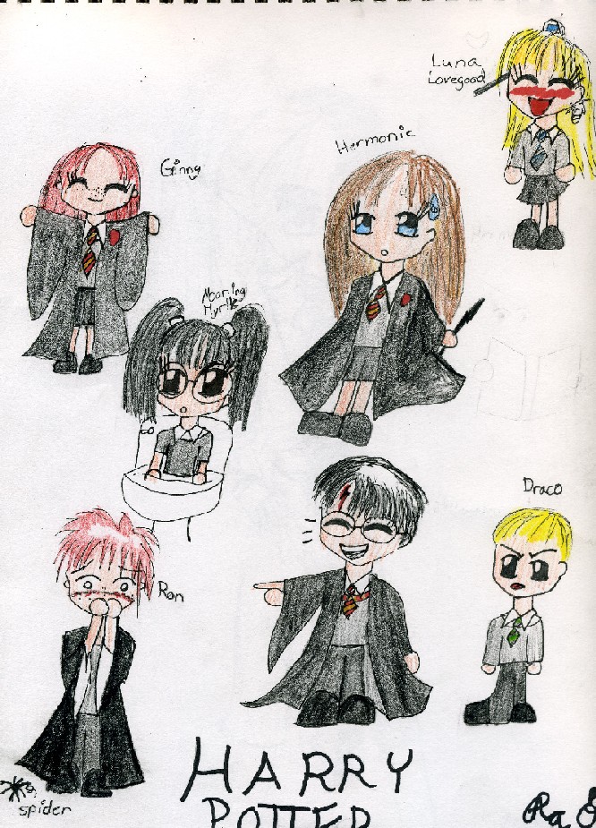 Harry Potter Chibis by RinjiAsthore