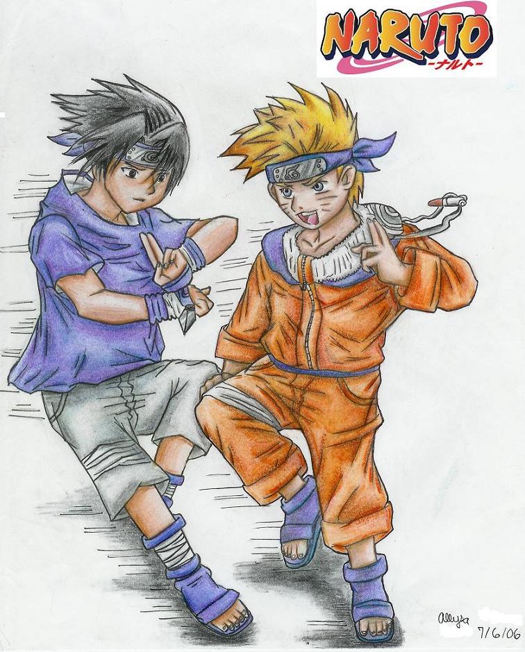 Naruto VS Sasuke by Rinkuchan