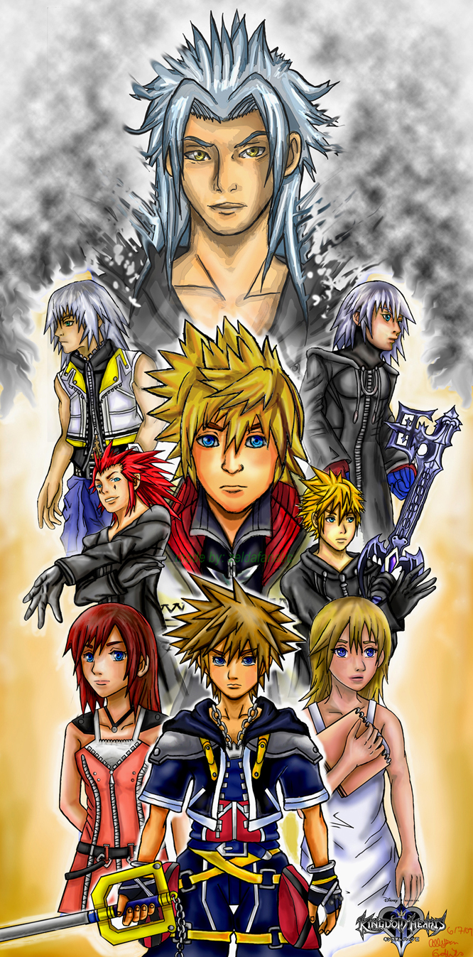 Kingdom Hearts 2 Collage by Rinkuchan