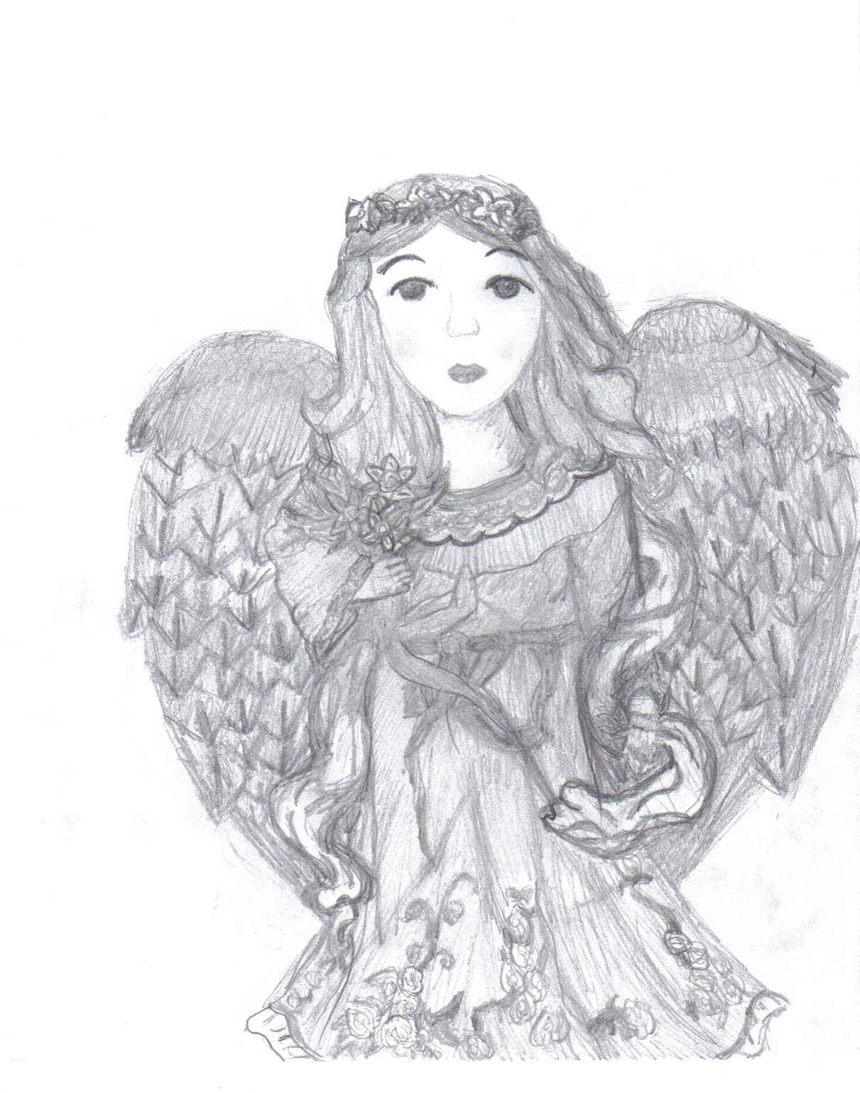 a angel looking thing by Riotgrl340