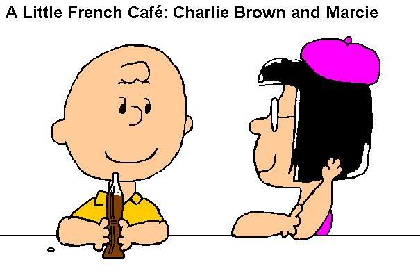 Charlie Brown and Marcie by RisanF
