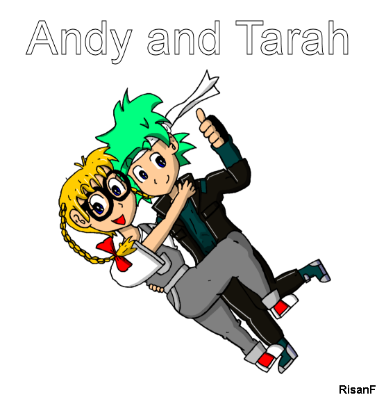Andy and Tarah (antialiased) by RisanF