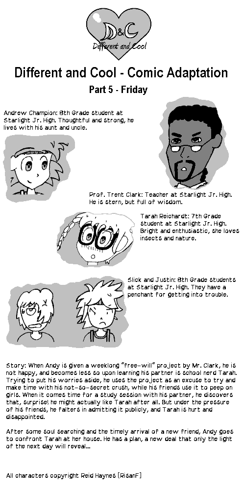 Different and Cool - Comic Adaptation (primer) by RisanF