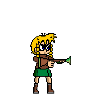 Moonlighters Sprites - Tarah Shooting Animation by RisanF