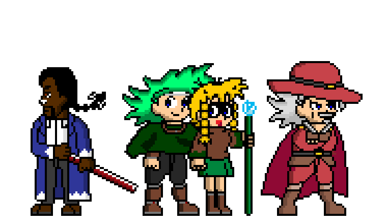 Moonlighters Sprites - Credits Cast by RisanF