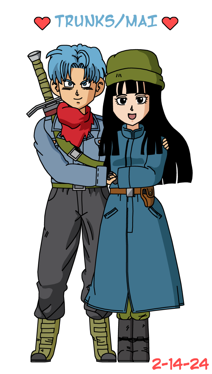 Trunks and Mai - Valentine's Day 2024 by RisanF