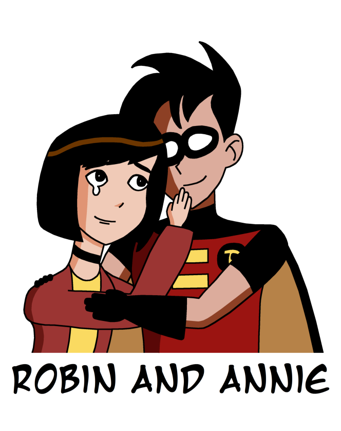 Robin and Annie - Alternate (The New Batman Adventures) by RisanF