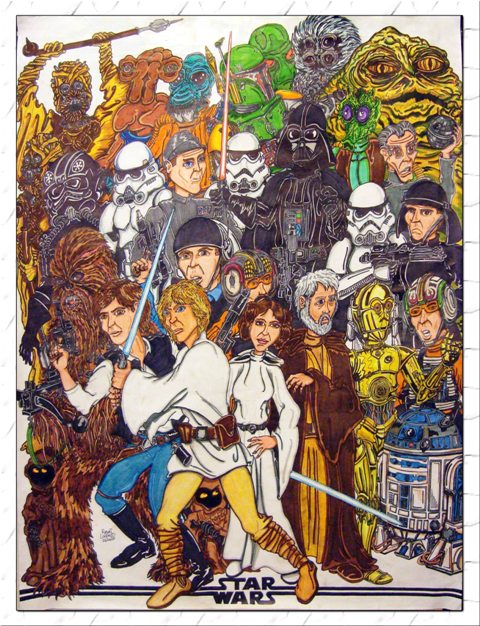 Star Wars: A New Hope by RobLundhild