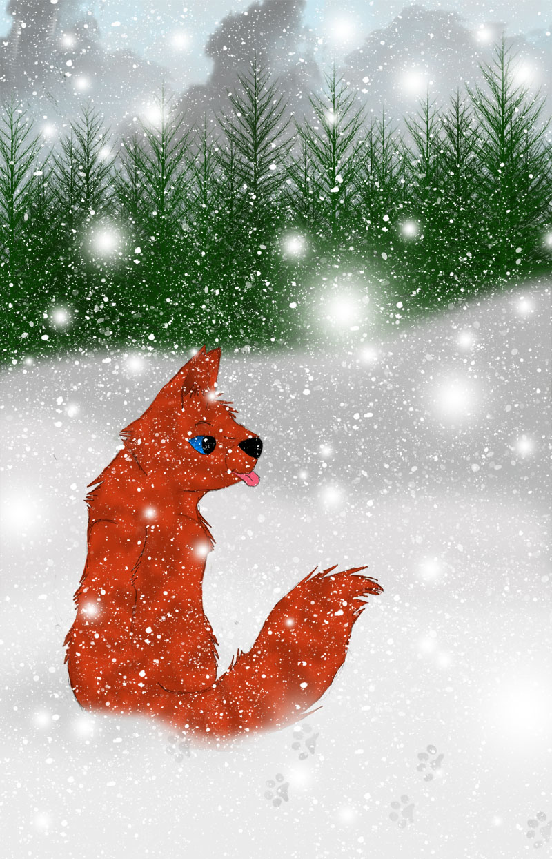 Falling Winter Snowflakes by RobinHood92