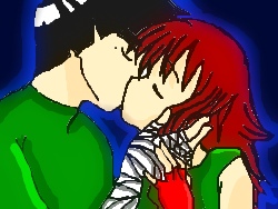 LeeSu A kiss for my beloved by RockLeeXSuki