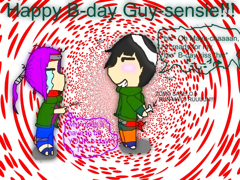 HAPPY B-DAY GUY-SENSIE!!! by RockLeeXSuki